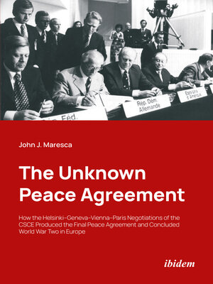 cover image of The Unknown Peace Agreement